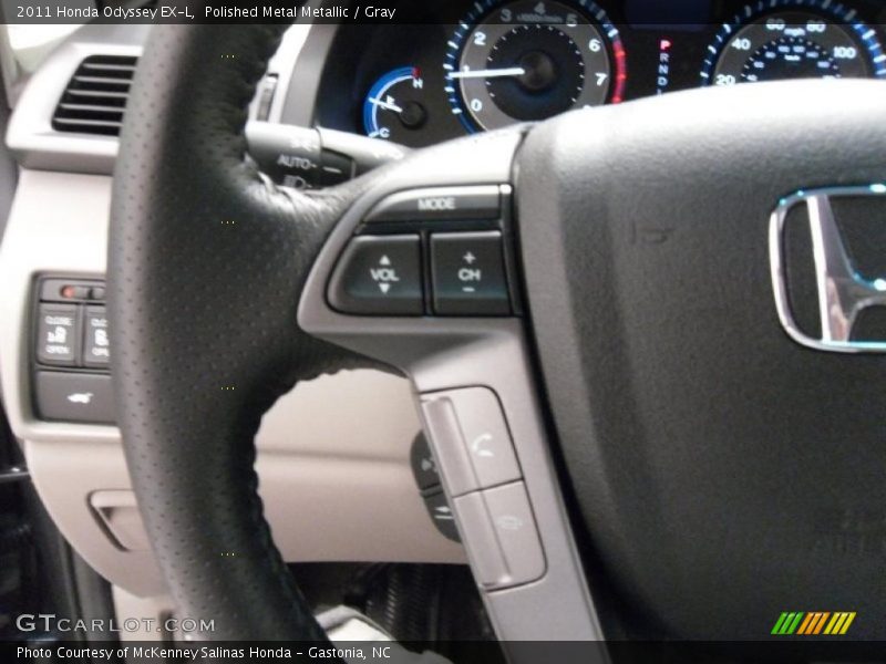 Polished Metal Metallic / Gray 2011 Honda Odyssey EX-L