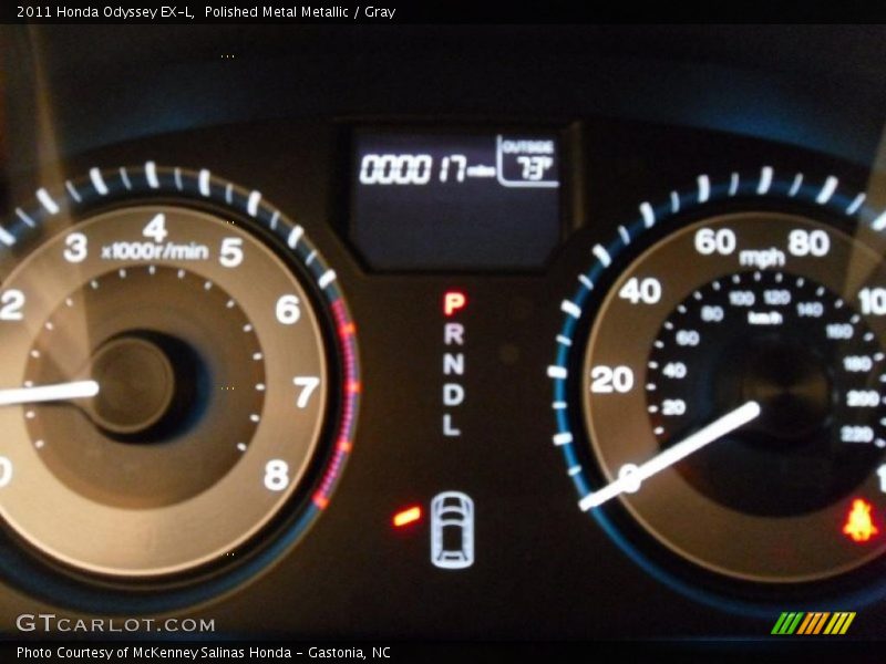 Polished Metal Metallic / Gray 2011 Honda Odyssey EX-L