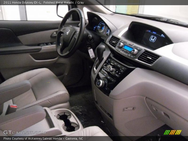  2011 Odyssey EX-L Gray Interior