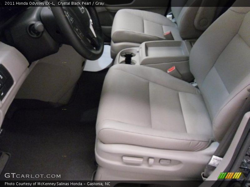  2011 Odyssey EX-L Gray Interior