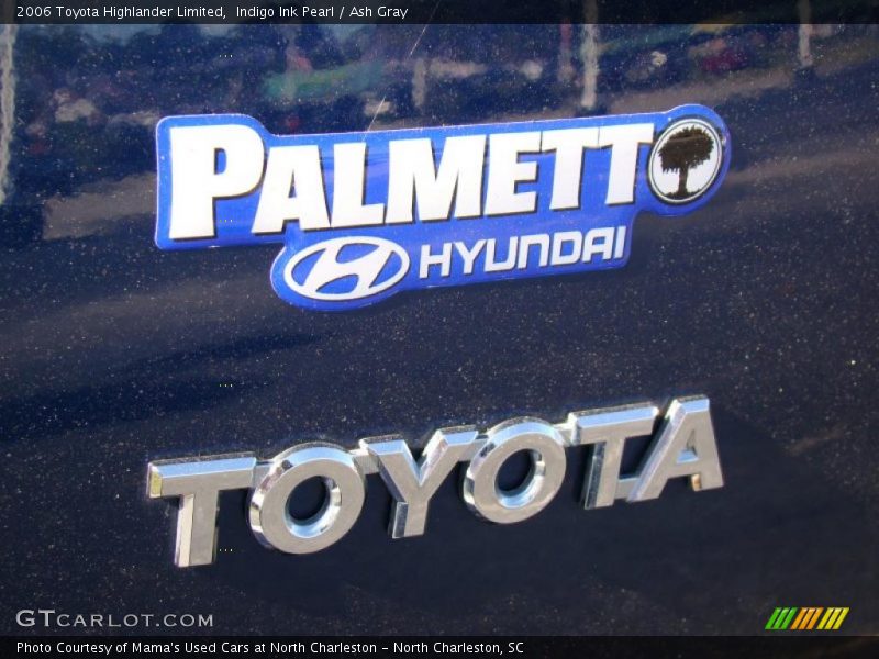 Indigo Ink Pearl / Ash Gray 2006 Toyota Highlander Limited