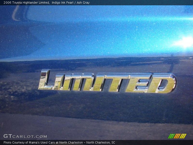 Indigo Ink Pearl / Ash Gray 2006 Toyota Highlander Limited