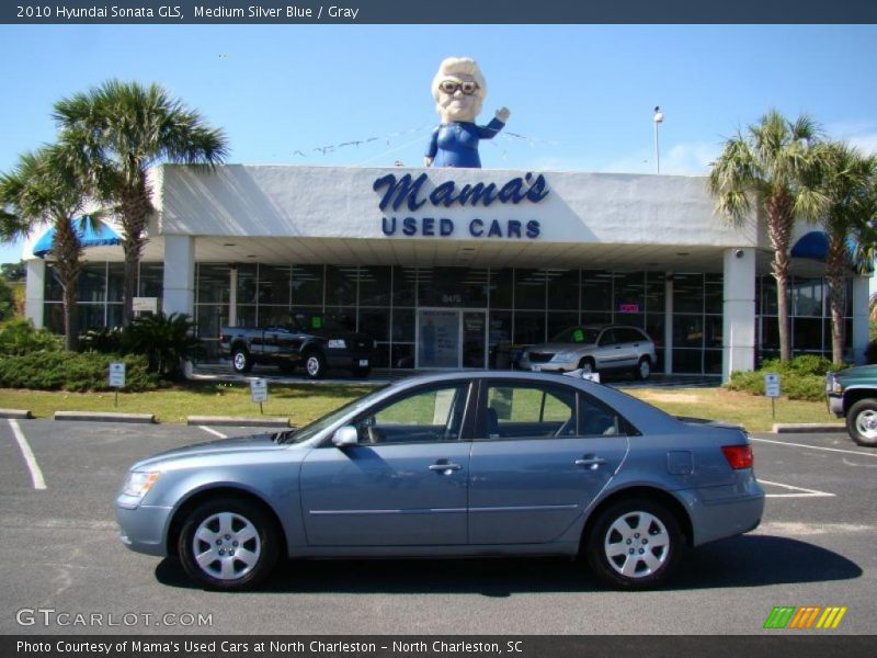 Medium Silver Blue / Gray 2010 Hyundai Sonata GLS