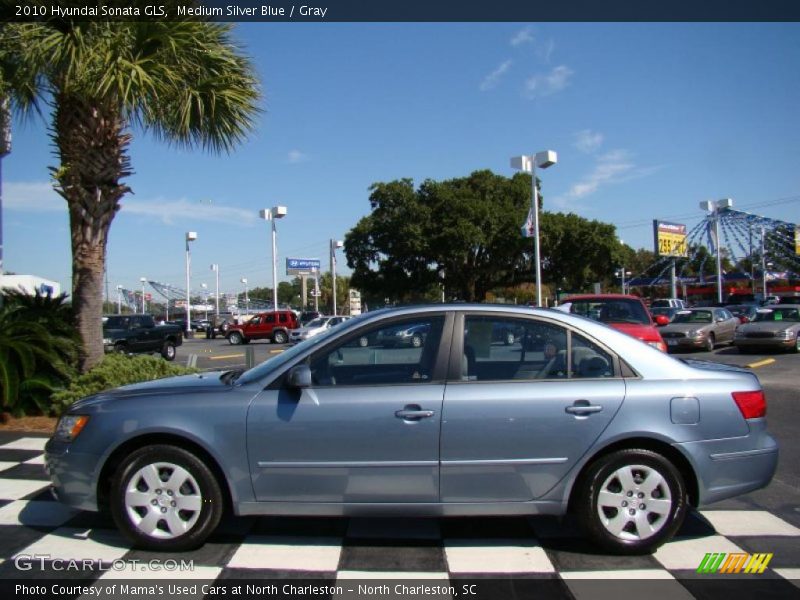 Medium Silver Blue / Gray 2010 Hyundai Sonata GLS