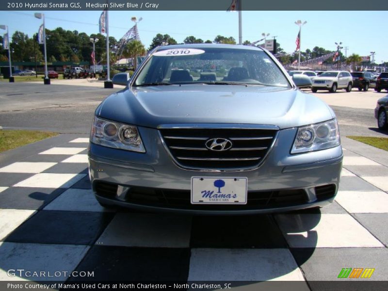 Medium Silver Blue / Gray 2010 Hyundai Sonata GLS
