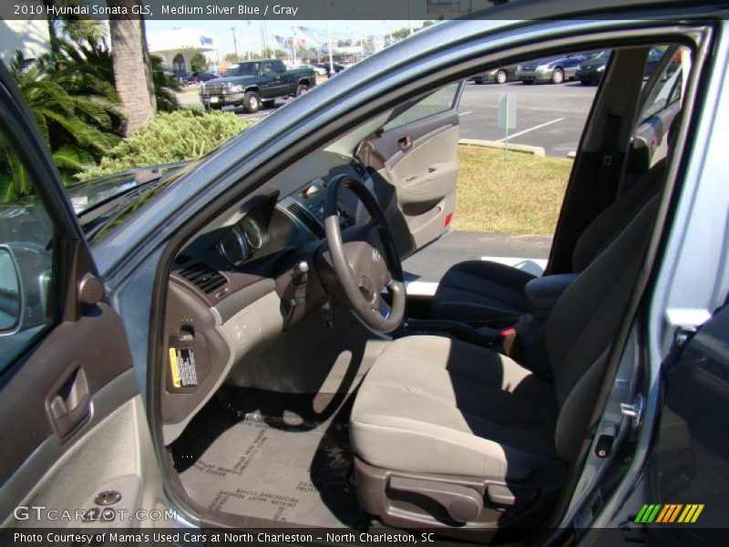 Medium Silver Blue / Gray 2010 Hyundai Sonata GLS