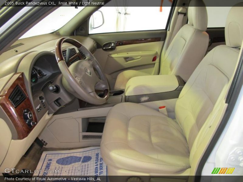 Frost White / Light Neutral 2005 Buick Rendezvous CXL