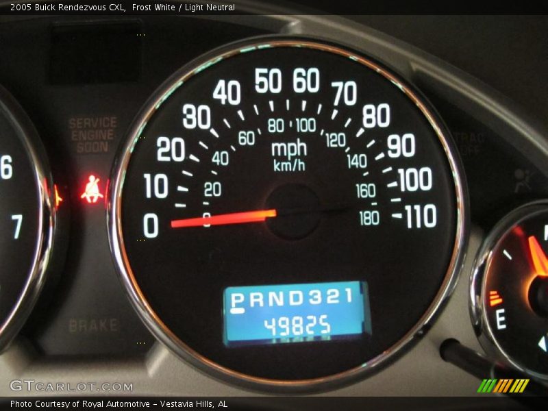 Frost White / Light Neutral 2005 Buick Rendezvous CXL