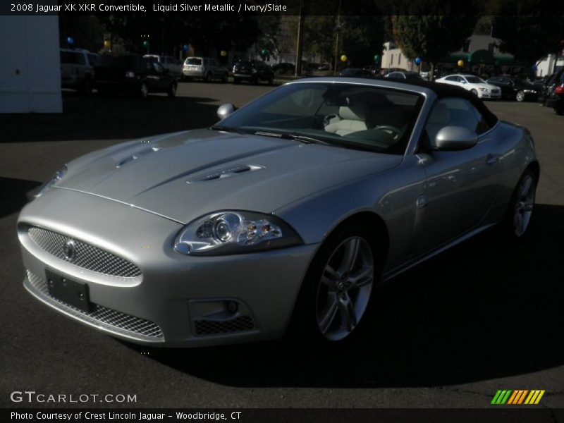 Liquid Silver Metallic / Ivory/Slate 2008 Jaguar XK XKR Convertible