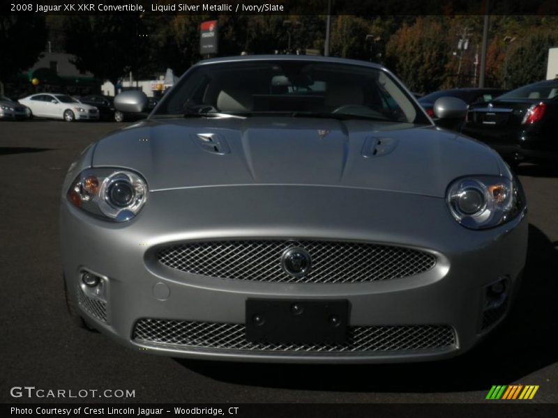 Liquid Silver Metallic / Ivory/Slate 2008 Jaguar XK XKR Convertible