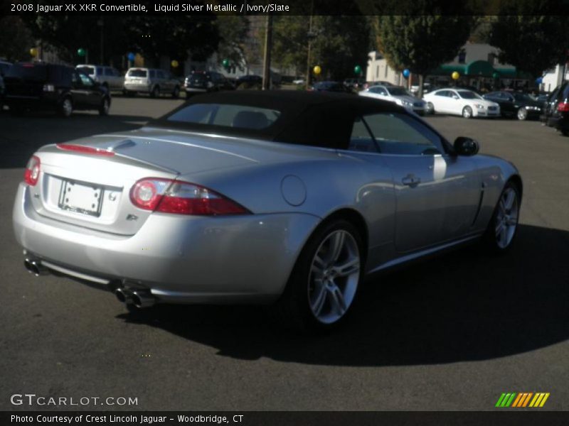 Liquid Silver Metallic / Ivory/Slate 2008 Jaguar XK XKR Convertible