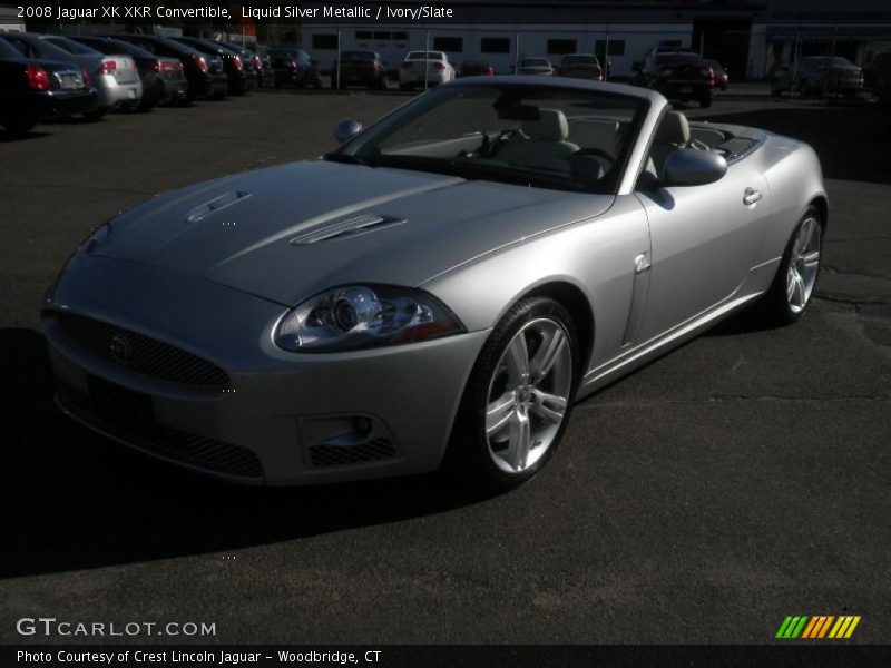 Liquid Silver Metallic / Ivory/Slate 2008 Jaguar XK XKR Convertible