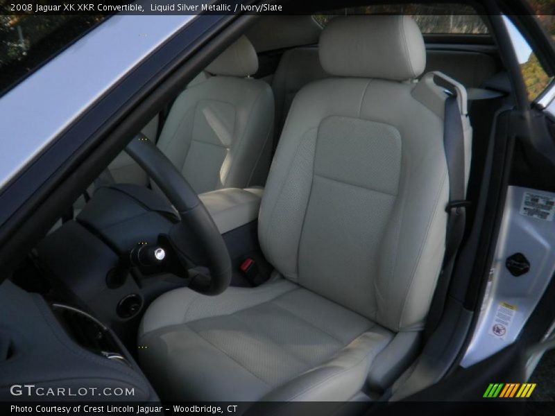 Liquid Silver Metallic / Ivory/Slate 2008 Jaguar XK XKR Convertible