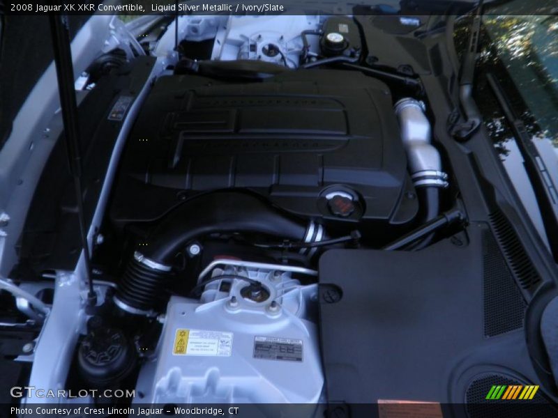 Liquid Silver Metallic / Ivory/Slate 2008 Jaguar XK XKR Convertible