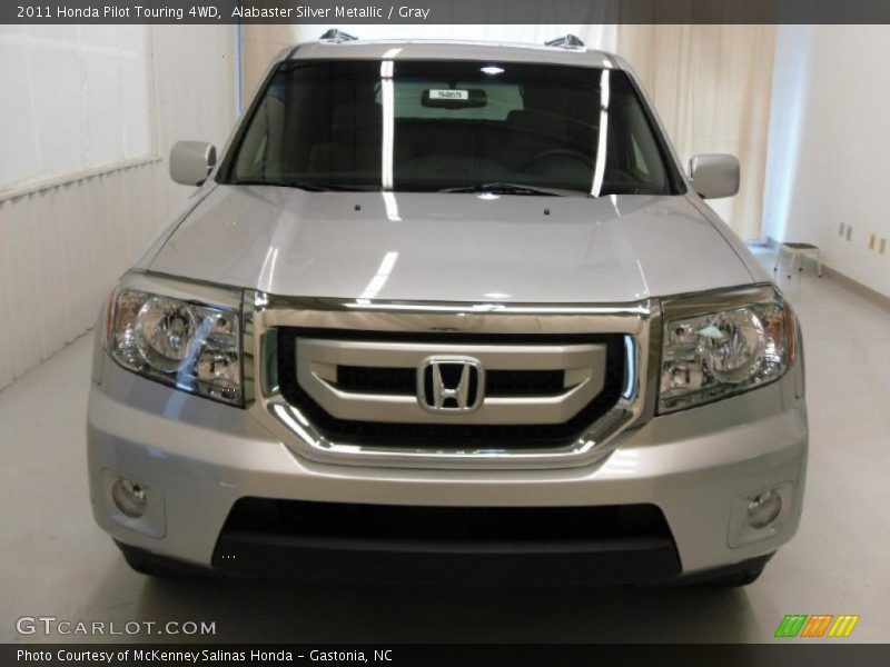 Alabaster Silver Metallic / Gray 2011 Honda Pilot Touring 4WD