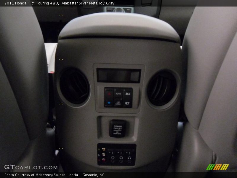 Alabaster Silver Metallic / Gray 2011 Honda Pilot Touring 4WD