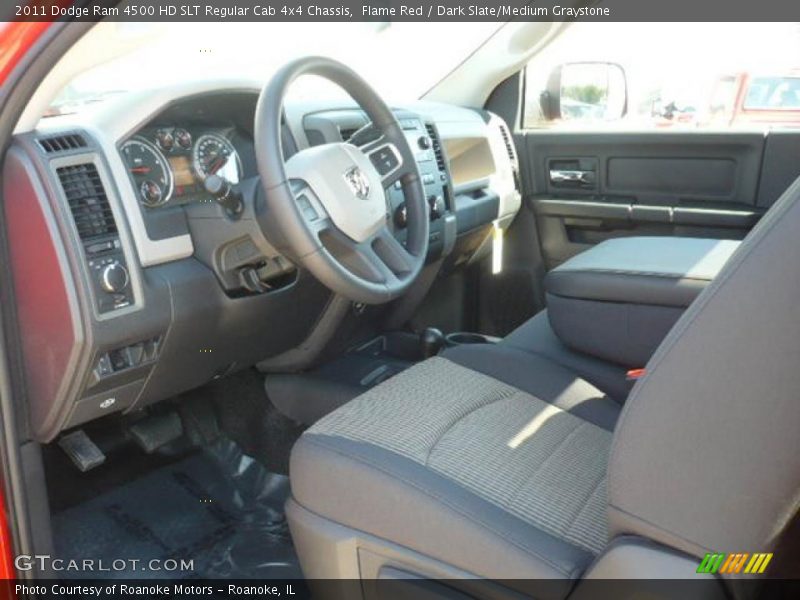  2011 Ram 4500 HD SLT Regular Cab 4x4 Chassis Dark Slate/Medium Graystone Interior