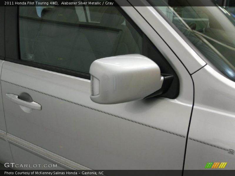 Alabaster Silver Metallic / Gray 2011 Honda Pilot Touring 4WD