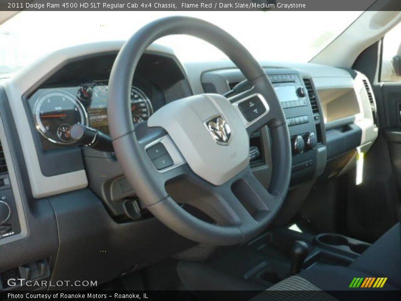 Dashboard of 2011 Ram 4500 HD SLT Regular Cab 4x4 Chassis