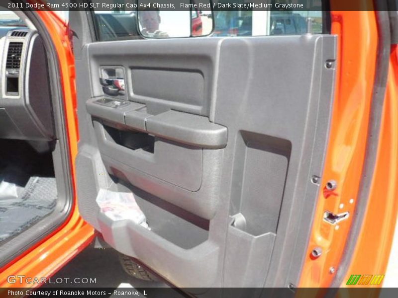 Flame Red / Dark Slate/Medium Graystone 2011 Dodge Ram 4500 HD SLT Regular Cab 4x4 Chassis
