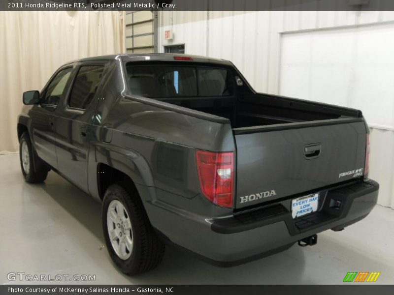 Polished Metal Metallic / Gray 2011 Honda Ridgeline RTS