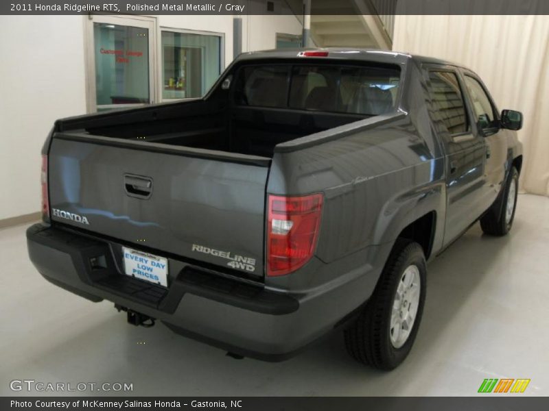 Polished Metal Metallic / Gray 2011 Honda Ridgeline RTS