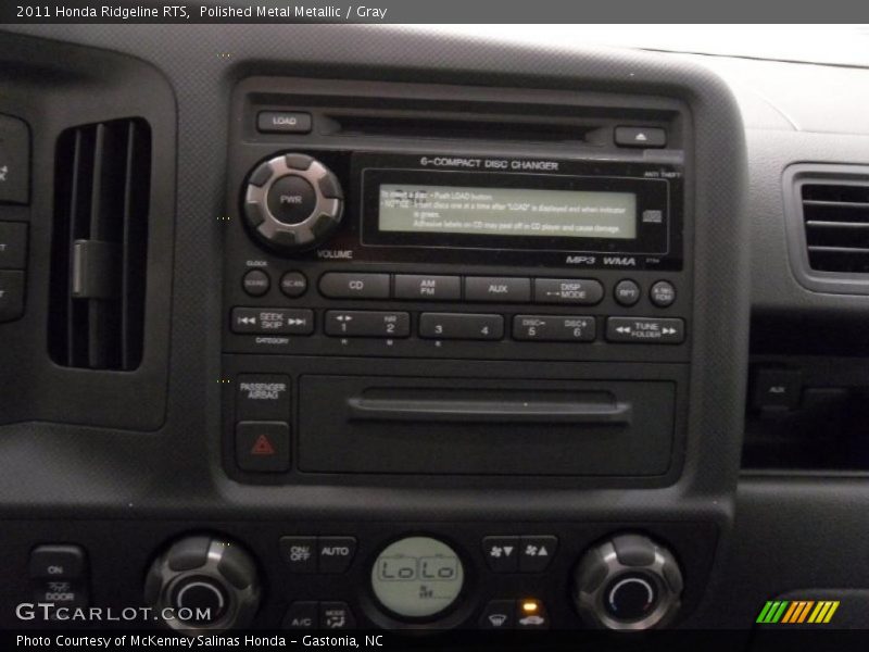 Controls of 2011 Ridgeline RTS