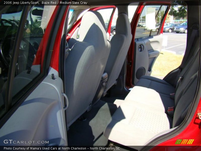 Blaze Red / Medium Slate Gray 2006 Jeep Liberty Sport