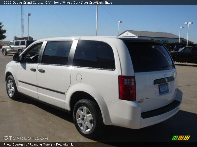 Stone White / Dark Slate Gray/Light Shale 2010 Dodge Grand Caravan C/V