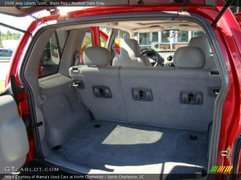 Blaze Red / Medium Slate Gray 2006 Jeep Liberty Sport