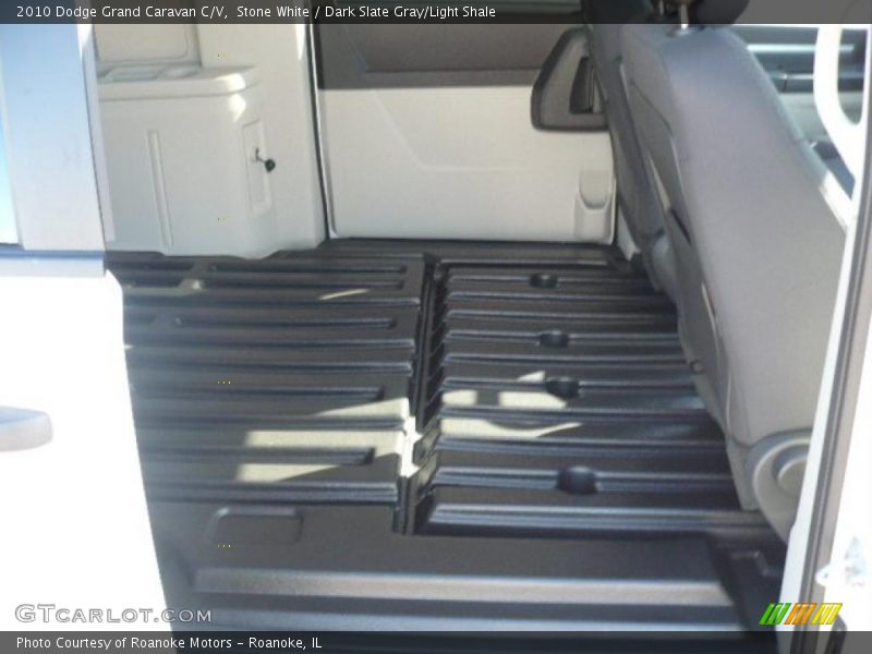 Stone White / Dark Slate Gray/Light Shale 2010 Dodge Grand Caravan C/V