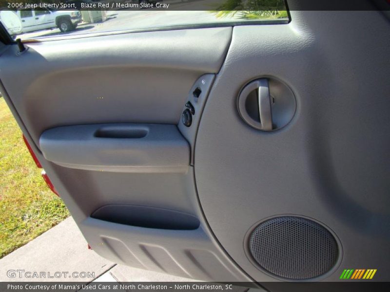 Blaze Red / Medium Slate Gray 2006 Jeep Liberty Sport