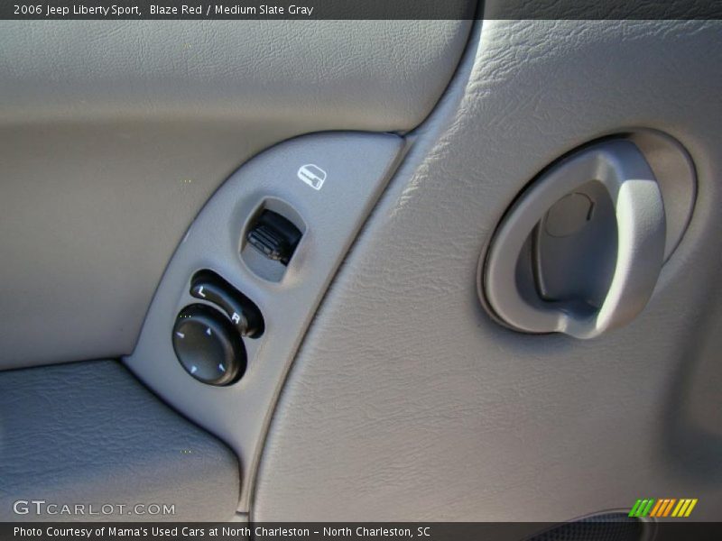 Blaze Red / Medium Slate Gray 2006 Jeep Liberty Sport