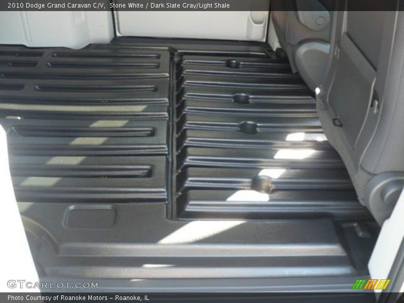 Stone White / Dark Slate Gray/Light Shale 2010 Dodge Grand Caravan C/V