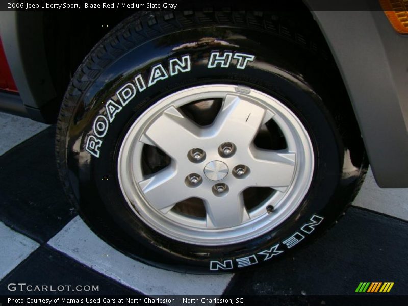 Blaze Red / Medium Slate Gray 2006 Jeep Liberty Sport