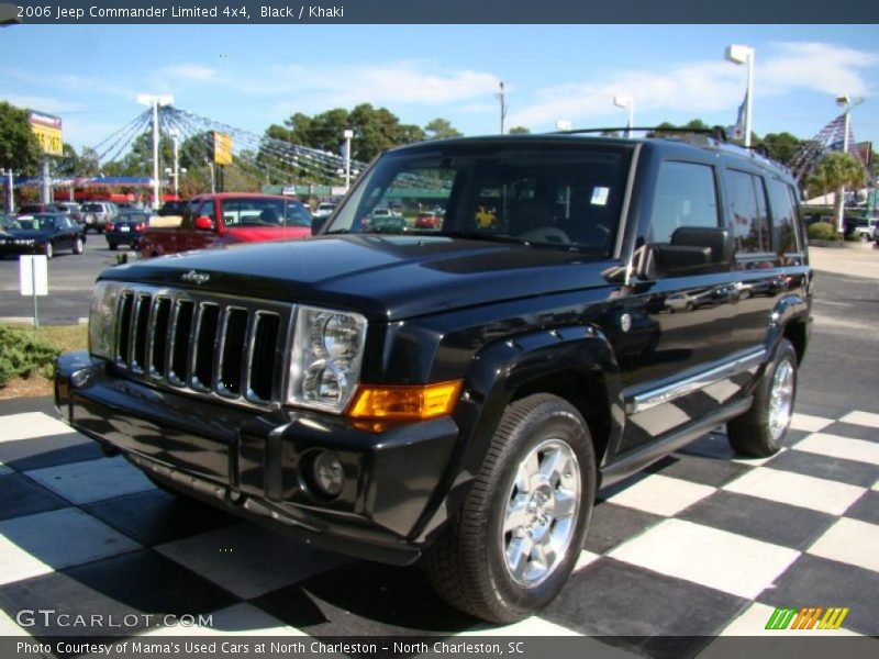 Black / Khaki 2006 Jeep Commander Limited 4x4
