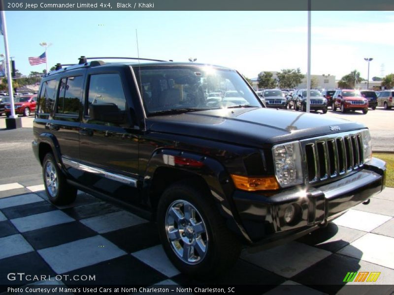 Black / Khaki 2006 Jeep Commander Limited 4x4