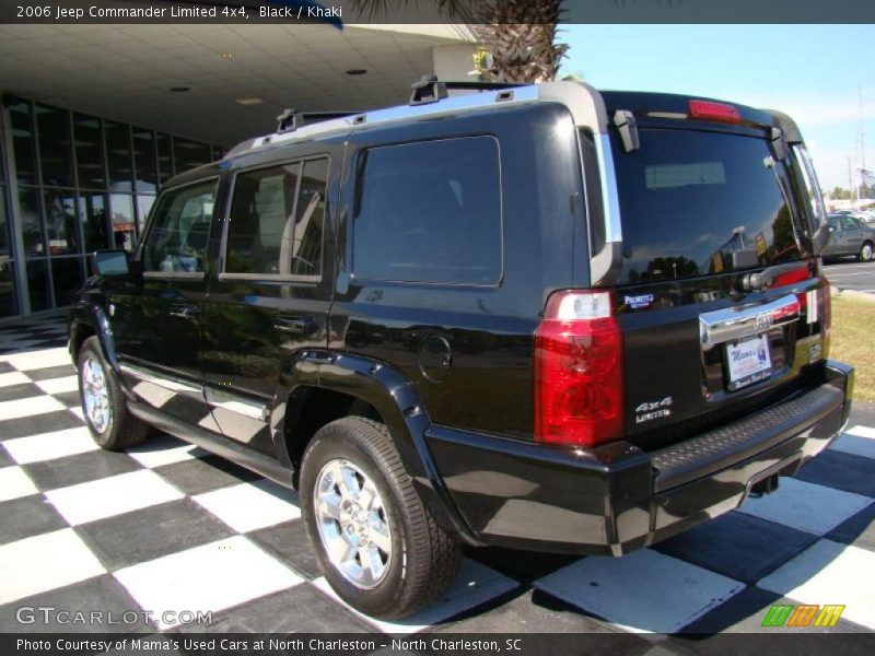 Black / Khaki 2006 Jeep Commander Limited 4x4