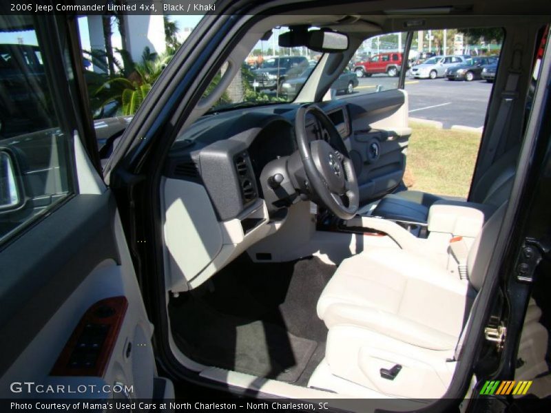 Black / Khaki 2006 Jeep Commander Limited 4x4