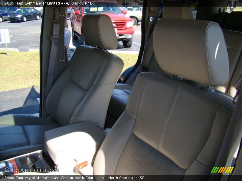 Black / Khaki 2006 Jeep Commander Limited 4x4
