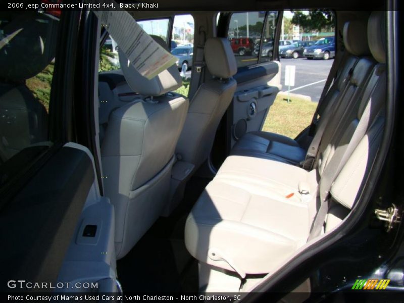 Black / Khaki 2006 Jeep Commander Limited 4x4