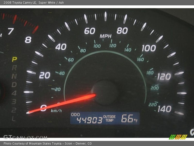 Super White / Ash 2008 Toyota Camry LE