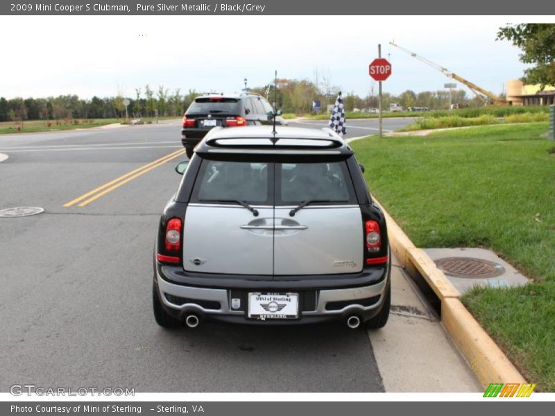 Pure Silver Metallic / Black/Grey 2009 Mini Cooper S Clubman