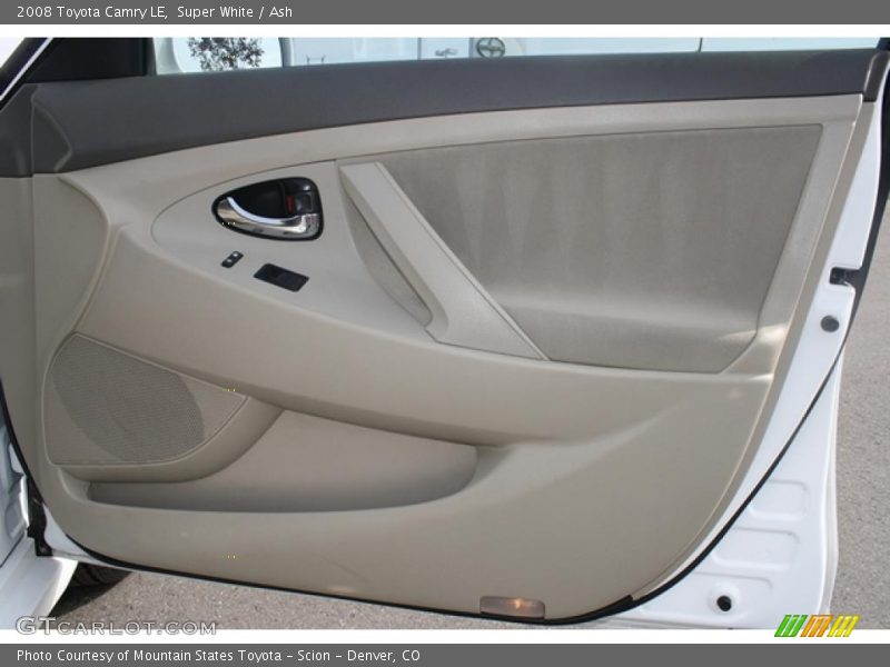 Super White / Ash 2008 Toyota Camry LE