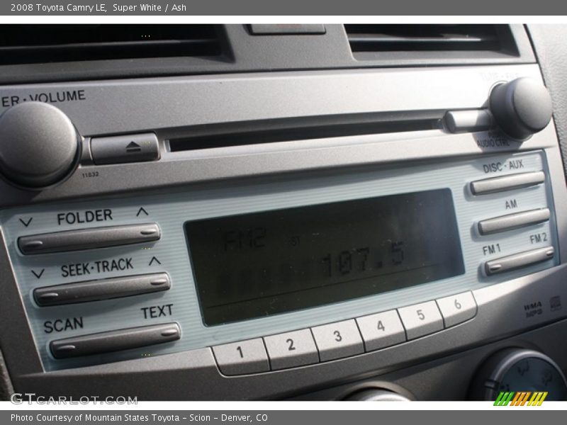 Super White / Ash 2008 Toyota Camry LE