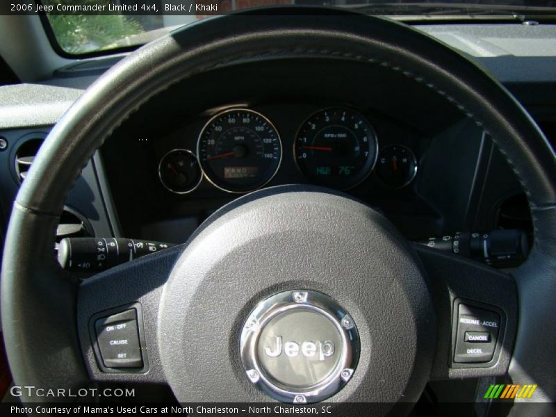 Black / Khaki 2006 Jeep Commander Limited 4x4
