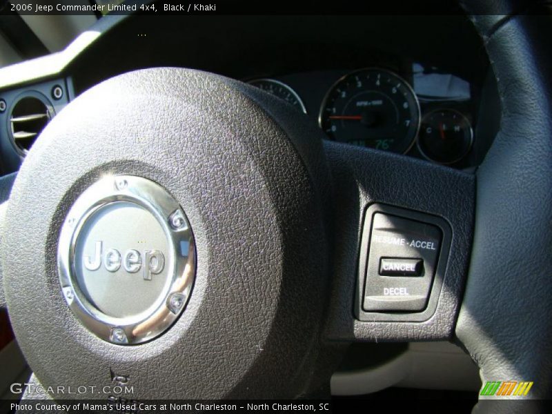 Black / Khaki 2006 Jeep Commander Limited 4x4