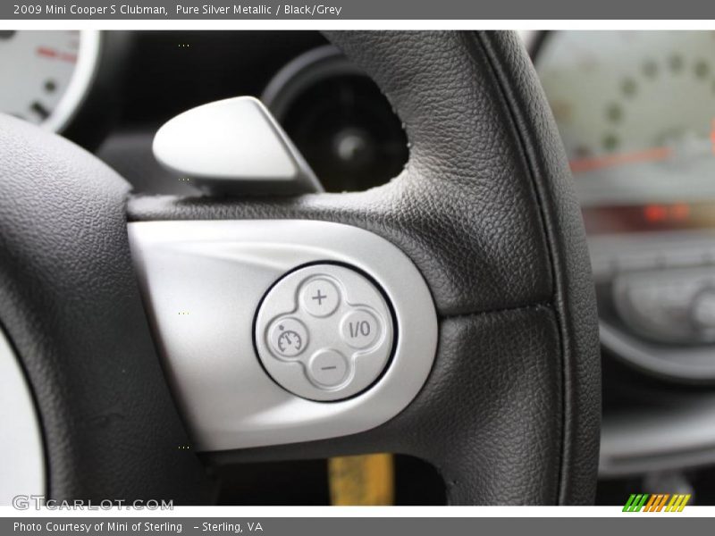 Pure Silver Metallic / Black/Grey 2009 Mini Cooper S Clubman