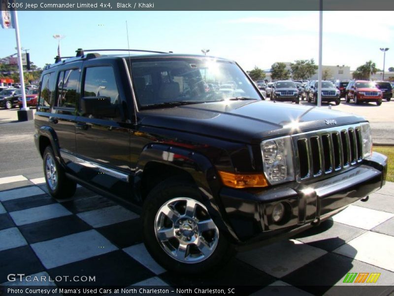 Black / Khaki 2006 Jeep Commander Limited 4x4