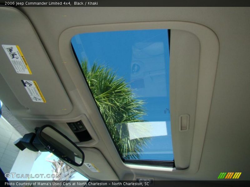 Black / Khaki 2006 Jeep Commander Limited 4x4